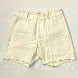 Kordal New York Hemp & Organic Cotton Off-White Cream Colored Shorts Medium